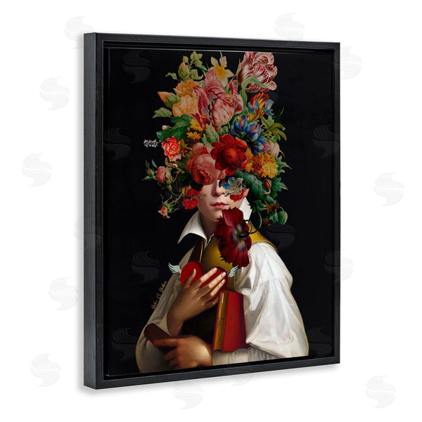 Stupell Industries Erika C. Brothers | Surreal Portrait With Winged Heart
