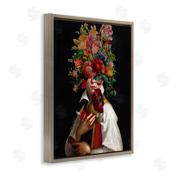 Stupell Industries Erika C. Brothers | Surreal Portrait With Winged Heart