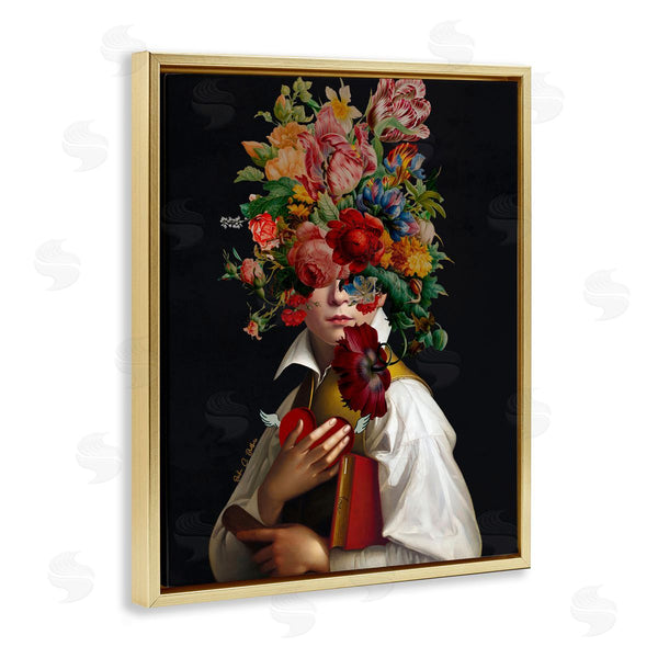 Stupell Industries Erika C. Brothers | Surreal Portrait With Winged Heart