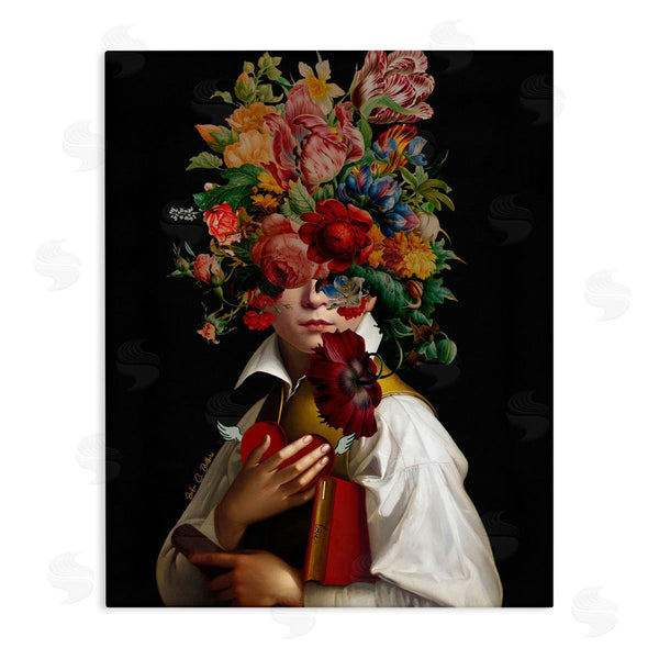 stupell industries Erika C. Brothers | Surreal Portrait with Winged Heart