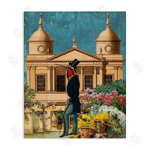 stupell industries Erika C. Brothers | Surreal Vintage Bird & Architecture