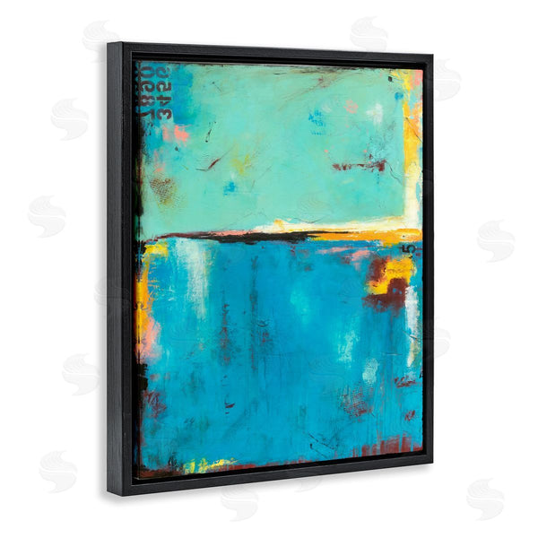 Stupell Industries Erin Ashley | Blue Design With Numerical Detail Wall Art