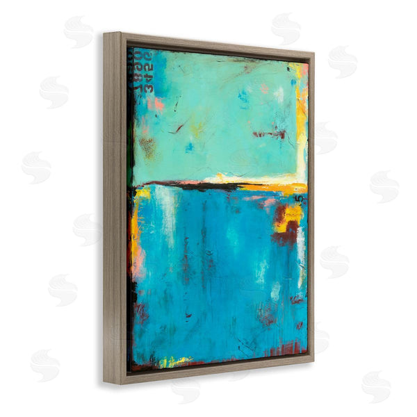 Stupell Industries Erin Ashley | Blue Design With Numerical Detail Wall Art