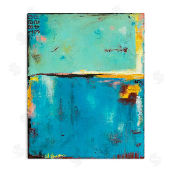 stupell industries Erin Ashley | Blue Design with Numerical Detail Wall Art