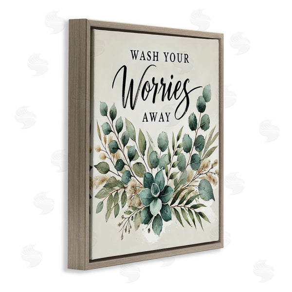 Stupell Industries Erin Clark | Wash Worries Away Succulents