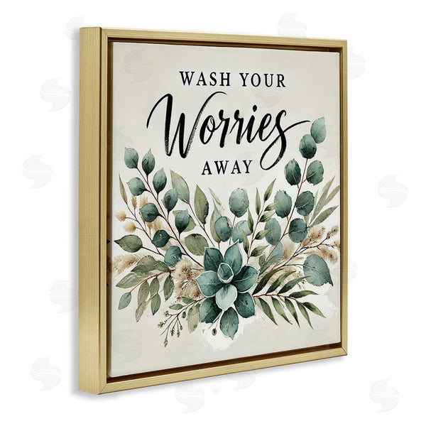 Stupell Industries Erin Clark | Wash Worries Away Succulents