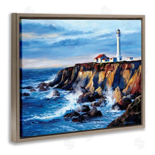 Stupell Industries Erin Dertner | Lighthouse On Sea Cliff Wall Art