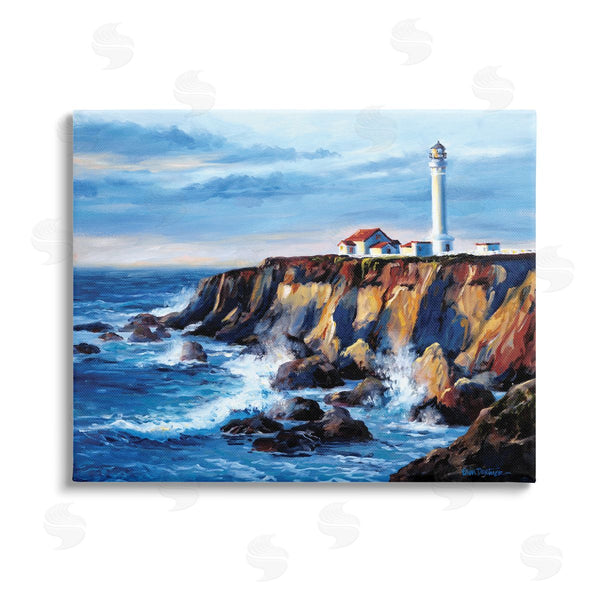 stupell industries Erin Dertner | Lighthouse on Sea Cliff Wall Art