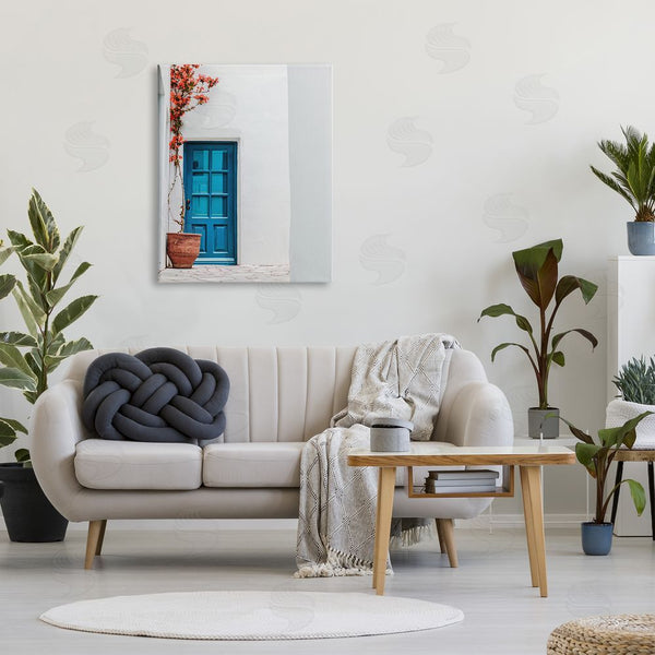Stupell Industries Erin Marie | Blue Door In Greece Wall Art