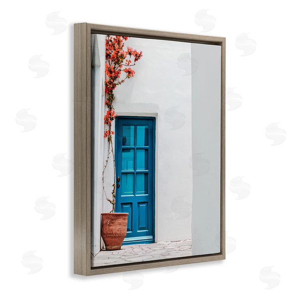 Stupell Industries Erin Marie | Blue Door In Greece Wall Art