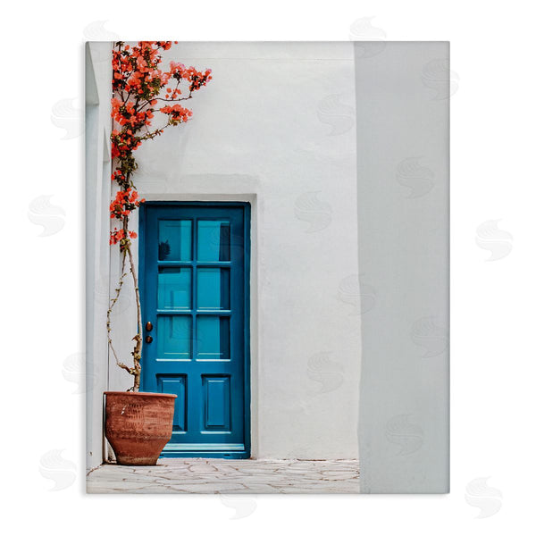 stupell industries Erin Marie | Blue Door in Greece Wall Art