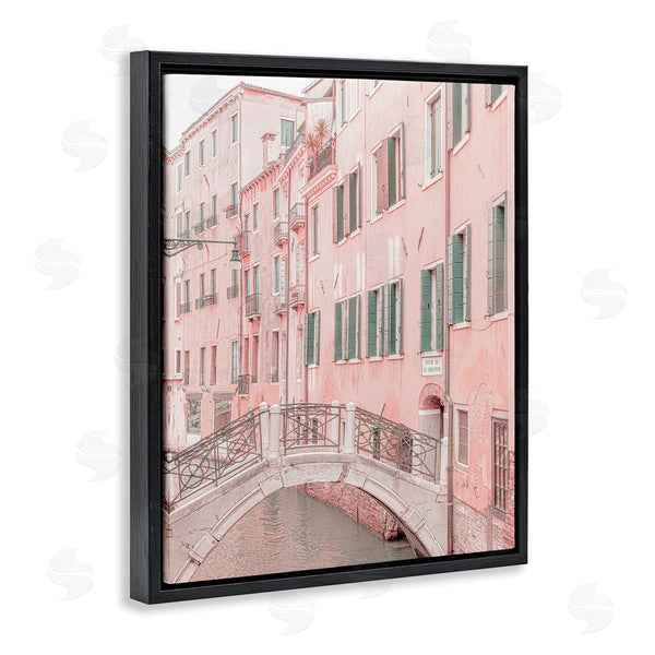 Stupell Industries Erin Marie | City Canal Bridge Photography Wall Art