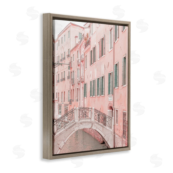 Stupell Industries Erin Marie | City Canal Bridge Photography Wall Art