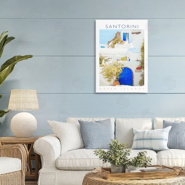 Stupell Industries Erin Marie | Santorini Greek Islands Wall Art