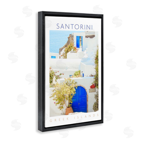 Stupell Industries Erin Marie | Santorini Greek Islands Wall Art