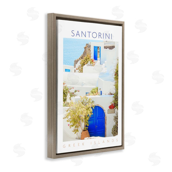 Stupell Industries Erin Marie | Santorini Greek Islands Wall Art