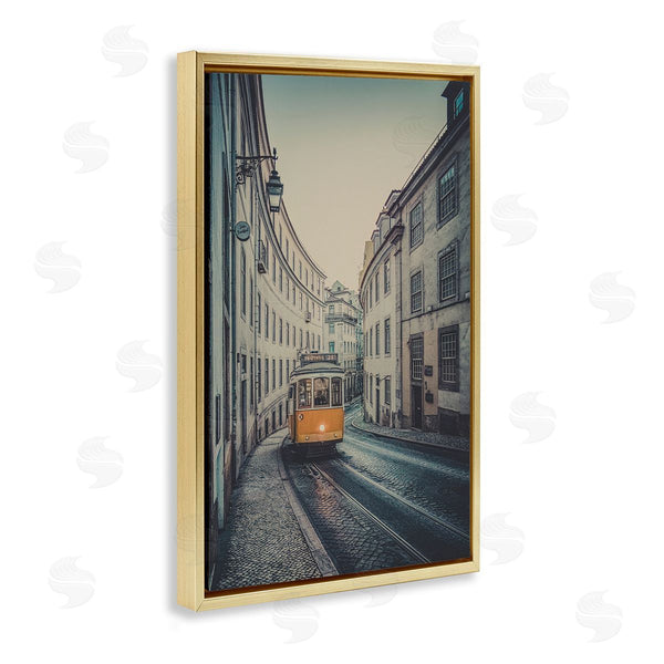 Stupell Industries Erin Marie | Trolley Car Cityscape