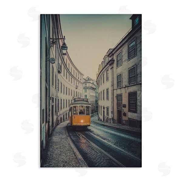stupell industries Erin Marie | Trolley Car Cityscape
