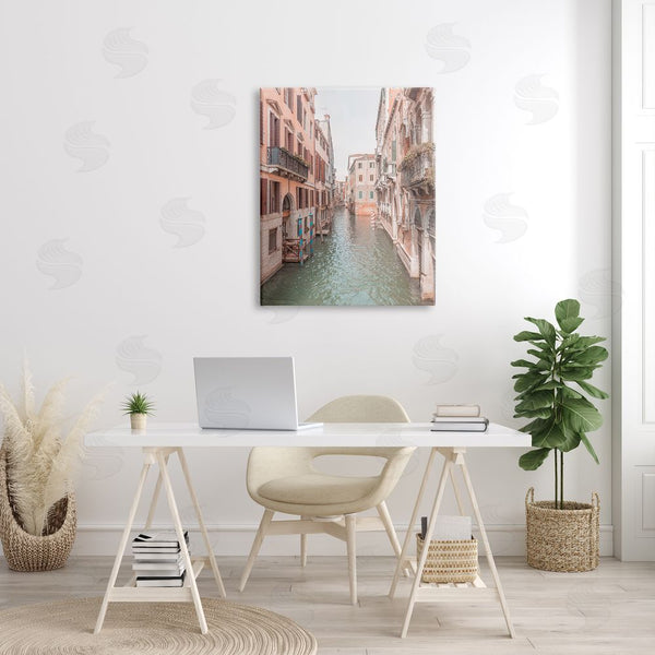 Stupell Industries Erin Marie | Urban Canal Town Buildings Wall Art