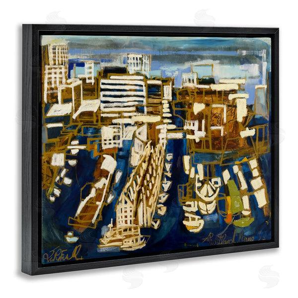 Stupell Industries Erin McGee Ferrell | Bold Abstract Cityscape