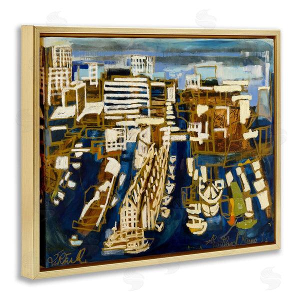 Stupell Industries Erin McGee Ferrell | Bold Abstract Cityscape