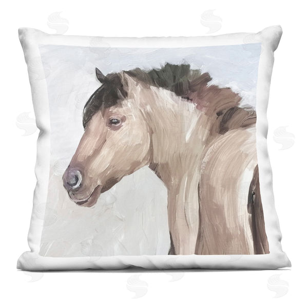 stupell industries Errico & Slyp | Dry Creek Horse Portrait Printed Throw Pillow