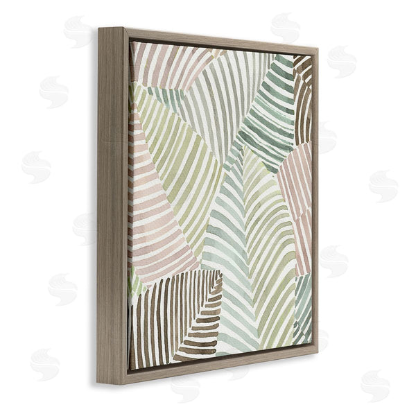 Stupell Industries Errico & Slyp | Striped Foliage Illusion