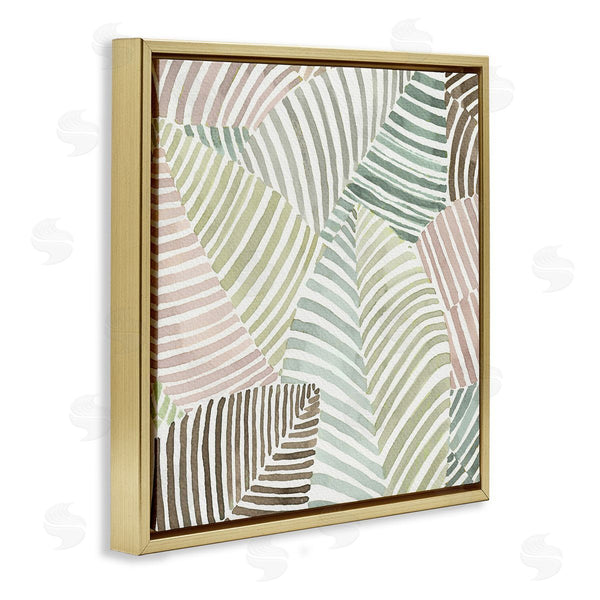 Stupell Industries Errico & Slyp | Striped Foliage Illusion