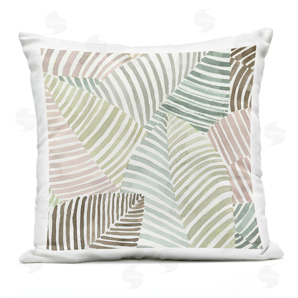 Stupell Industries Errico & Slyp | Striped Foliage Illusion Printed Throw Pillow
