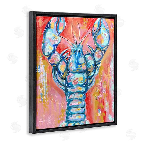 Stupell Industries Estelle Grengs | Abstract Patchwork Lobster Wall Art
