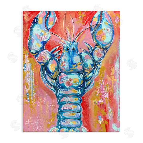 stupell industries Estelle Grengs | Abstract Patchwork Lobster Wall Art