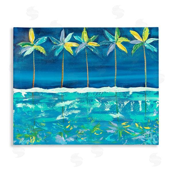 stupell industries Estelle Grengs | Blue Abstract Palms