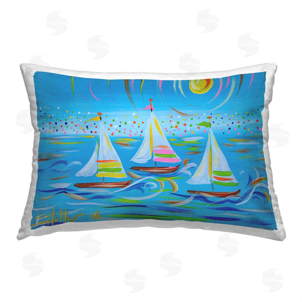 stupell industries Estelle Grengs | Blue Modern Sailboats