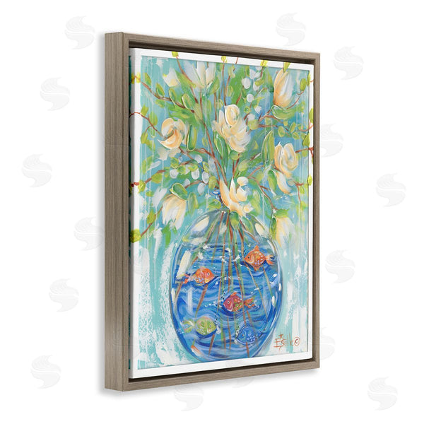 Stupell Industries Estelle Grengs | Fish Bowl Bouquet