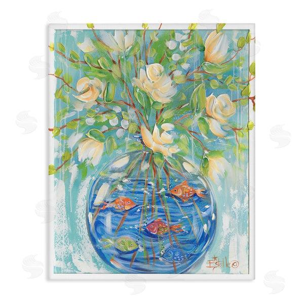stupell industries Estelle Grengs | Fish Bowl Bouquet