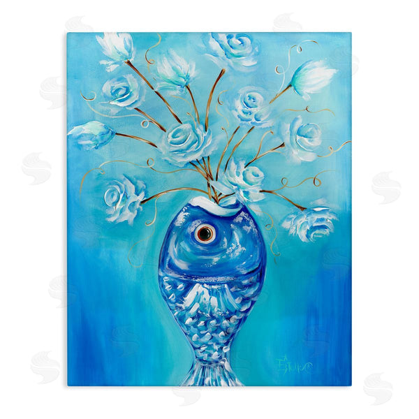 stupell industries Estelle Grengs | Fish Vase Bouquet