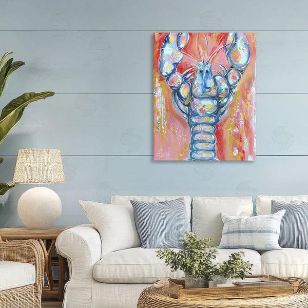 Stupell Industries Estelle Grengs | Funky Vibrant Lobster Wall Art