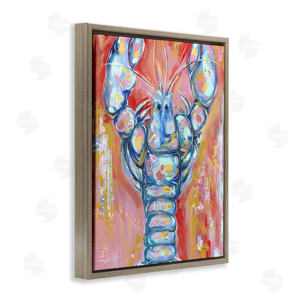 Stupell Industries Estelle Grengs | Funky Vibrant Lobster Wall Art