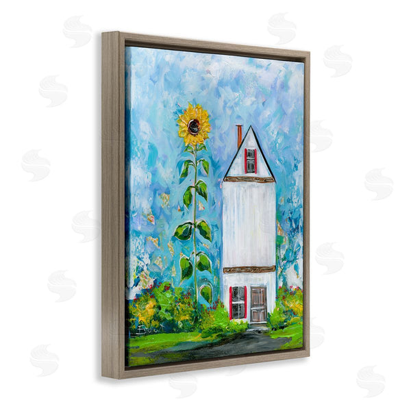 Stupell Industries Estelle Grengs | Giant Sunflower & House Wall Art