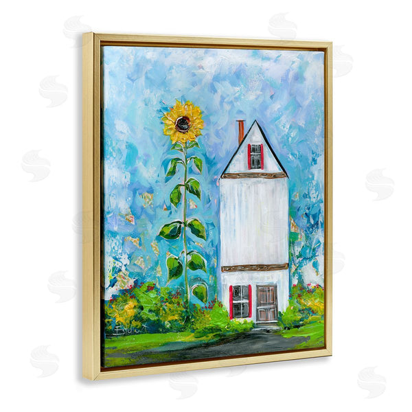 Stupell Industries Estelle Grengs | Giant Sunflower & House Wall Art