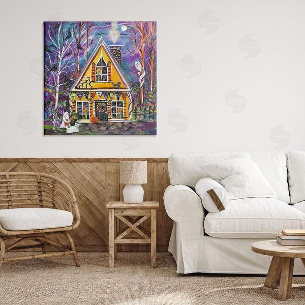 Stupell Industries Estelle Grengs | Halloween Costume Party House Wall Art