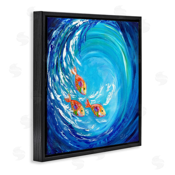 Stupell Industries Estelle Grengs | Into The Blue Fish Wall Art