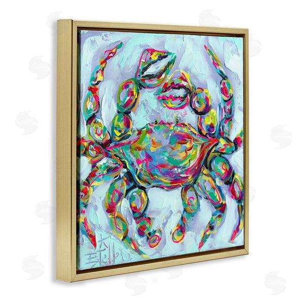 Stupell Industries Estelle Grengs | Modern Crab Portrait
