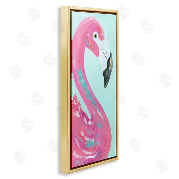 Stupell Industries Estelle Grengs | Odd Flamingo Portrait Wall Art
