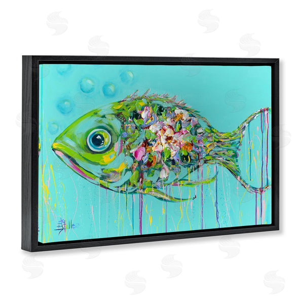 Stupell Industries Estelle Grengs | Painterly Drip Fish