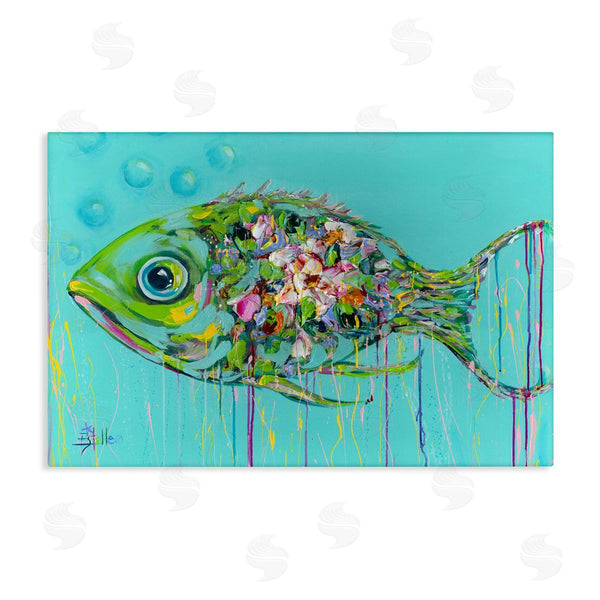 stupell industries Estelle Grengs | Painterly Drip Fish