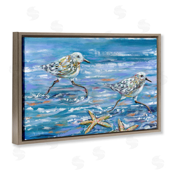 Stupell Industries Estelle Grengs | Running Sea Sandpipers