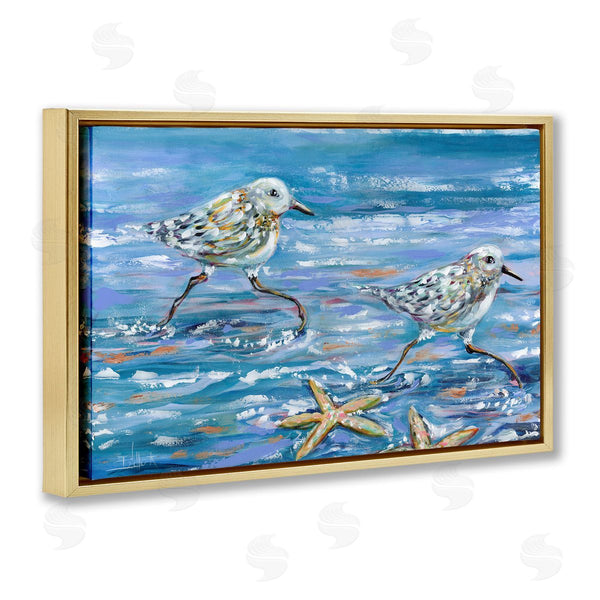Stupell Industries Estelle Grengs | Running Sea Sandpipers