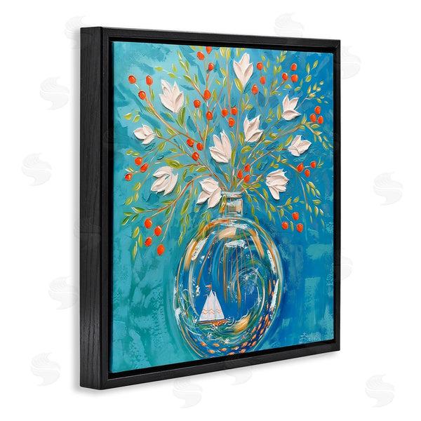 Stupell Industries Estelle Grengs | Sailing Ship Flower Vase Wall Art