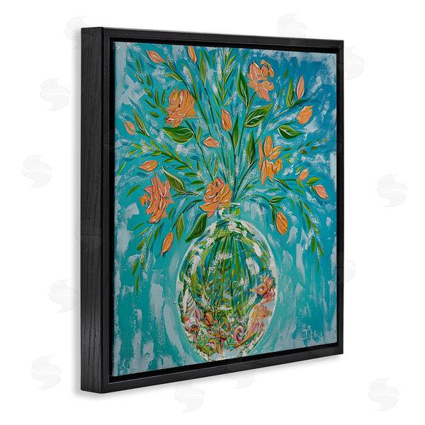 Stupell Industries Estelle Grengs | Seahorse Fish Bowl Bouquet Wall Art